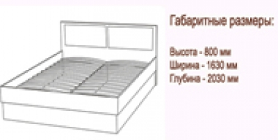 РМ-Кровать Одри 1600х2000